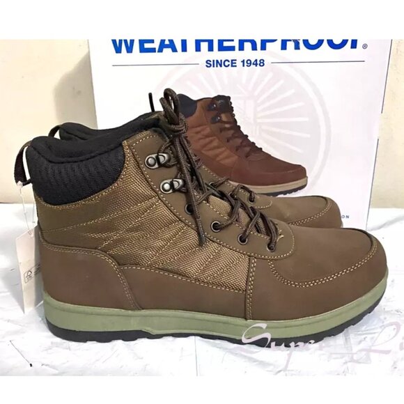 NEW Weatherproof Men\'s Stoll Cold Memory Foam Winter Boots